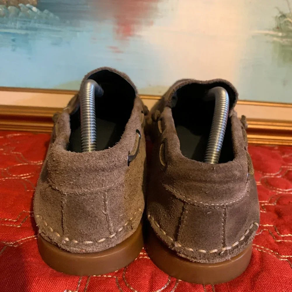 Kenneth Cole Reaction brown suede loafer/boat shoes Men's size 10